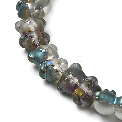 Electroplate Glass Beads Strands EGLA-Q127-A02-01-1