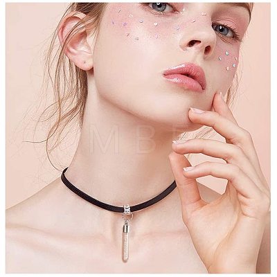 Glass Bottle Pendants GLAA-PH0007-48P-1