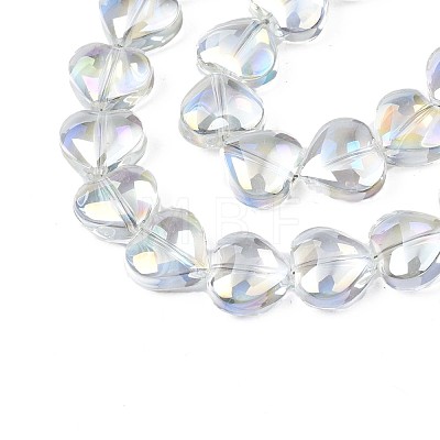 Electroplate Glass Beads Strands X-EGLA-S188-14-B03-1