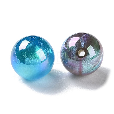 Opaque Acrylic Beads OACR-B019-05-1