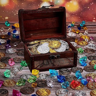 150Pcs 3 Colors Plastic Game Coins AJEW-CA0001-71-1