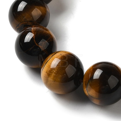 Nattural Tiger Eye Beads Strands G-GSR12mmC014-B-1