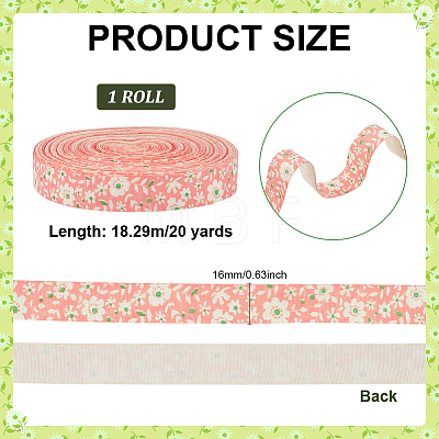 Cotton and Linen Ribbon SRIB-WH0012-13C-1
