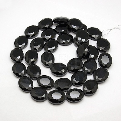 Crystal Glass Oval Beads Strands X-EGLA-F059-03-1