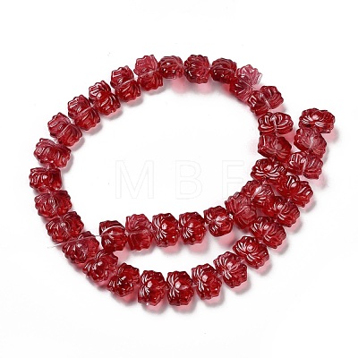 Transparent Glass Beads Strands GLAA-F114-01M-1