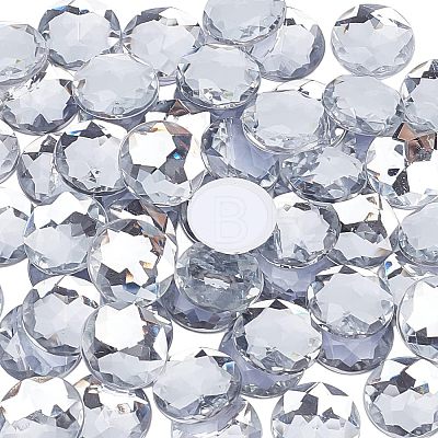 Fingerinspire 1 Box 60Pcs Self-Adhesive Acrylic Rhinestone Stickers DIY-FG0001-84A-1