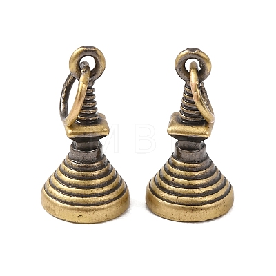 Brass Pendants KK-CBA25B2-01A-AB-1