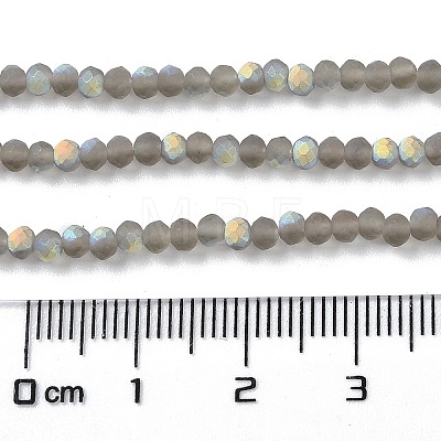 Imitation Jade Glass Beads Strands EGLA-A034-T2mm-MB16-1