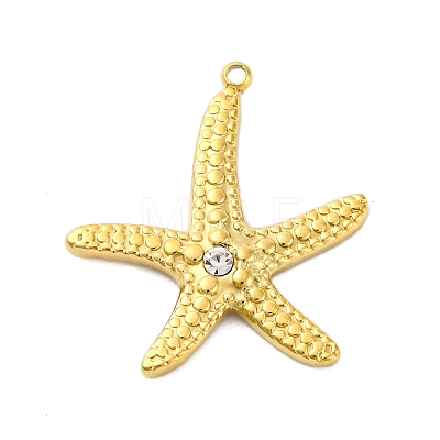 304 Stainless Steel Pendants STAS-V004-07G-01-1