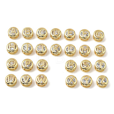 Brass Micro Pave Cubic Zirconia Multi-Strand Links KK-C111-01G-1