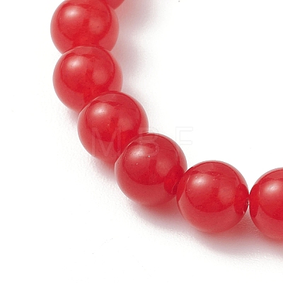 Lampwork & Alloy Rhinestone Charms Bracelets BJEW-JB13269-1