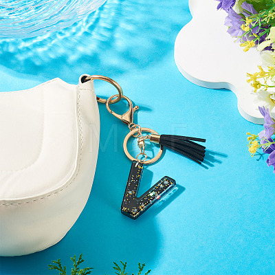 1Pc Resin Letter Keychains KEYC-TADJ0001-09V-1