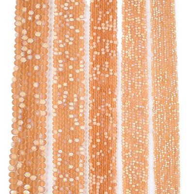 Transparent Glass Beads Strands EGLA-A044-T6mm-MB23-1