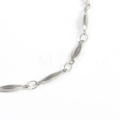 304 Stainless Steel Necklaces NJEW-D265-13-1