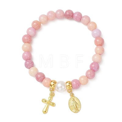 Alloy Charm Bracelets BJEW-JB13311-1