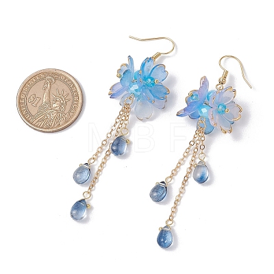 Flower Dangle Earrings X1-EJEW-TA00636-04-1