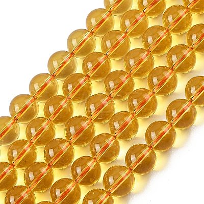 Synthetic Quartz Bead Strands G-H001-66B-02-1