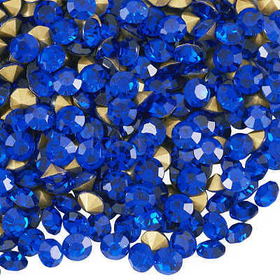 1 Bag Pointed Back Glass Rhinestone Cabochons RGLA-TADJ0001-01B-09-1