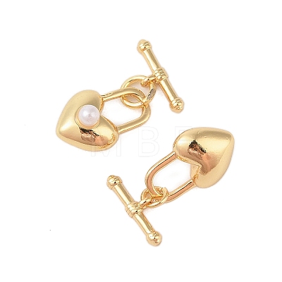 Brass Toggle Clasps KK-B111-04G-1