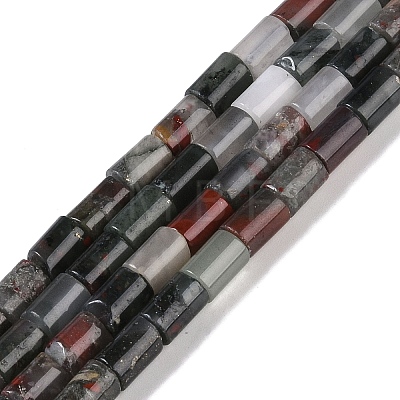 Natural African Bloodstone Beads Strands G-C128-A15-01-1