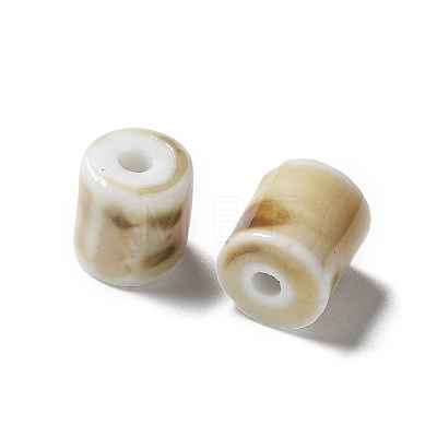 Handmade Porcelain Beads X1-PORC-L080-I15-1