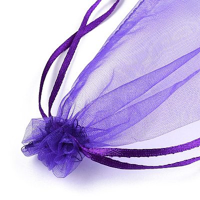 Organza Gift Bags with Drawstring OP-R016-9x12cm-24-1