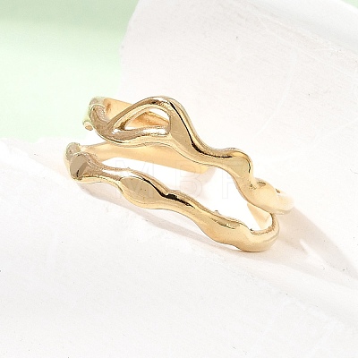 304 Stainless Steel Cuff Open Rings SA-CBA5136-02G-1