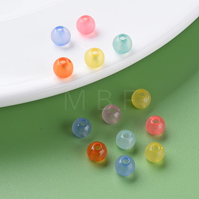 Transparent Acrylic Beads X-MACR-S370-I6mm-1