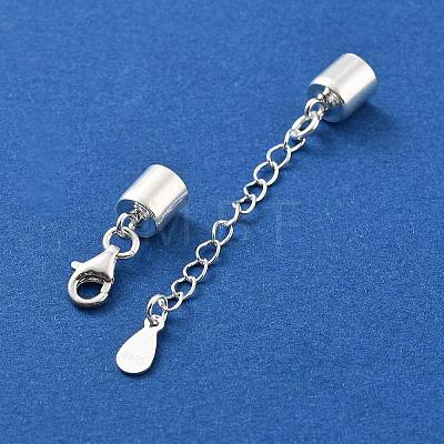 925 Sterling Silver Curb Chain Extender STER-G039-02D-S-1