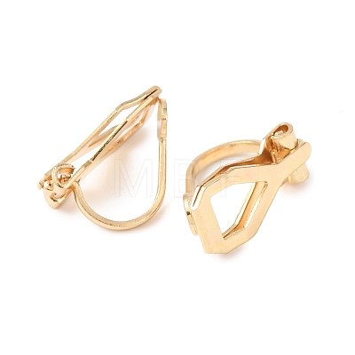 316 Surgical Stainless Steel Clip-on Earring Findings STAS-P397-02G-1