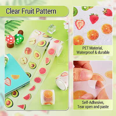 6Rolls 6 Styles PET Tape Stickers for Card Making DIY-TA0015-37-1