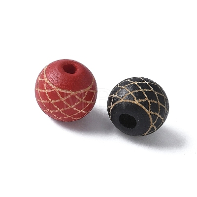 Wood Beads WOOD-M016-02A-1