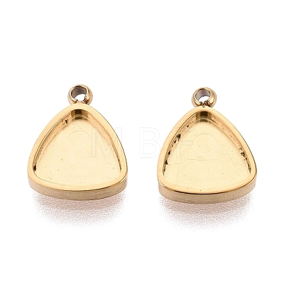 304 Stainless Steel Pendant Cabochon Component STAS-Q113-15G-1