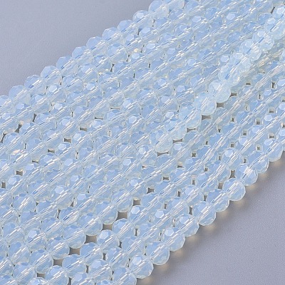 Opalite Beads Strands X-GSF8mmC081-1