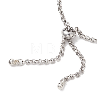3Pcs 3 Styles 304 Stainless Steel Rolo Chain Slider Bracelet Making AJEW-JB01503-1