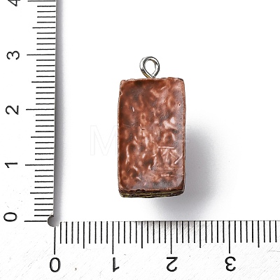 Opaque Resin Pendants RESI-A050-02-1