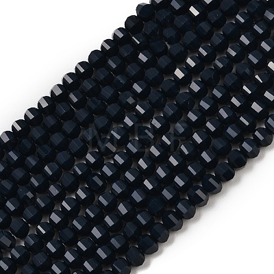 Opaque Glass Beads Strands GLAA-G125-01C-07-1