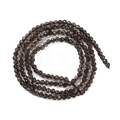 Natural Smoky Quartz Beads Strands X-G-P553-G05-01-1