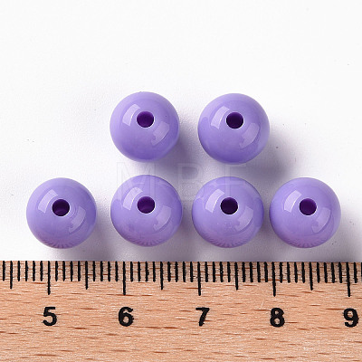 Opaque Acrylic Beads MACR-S370-C10mm-A32-1