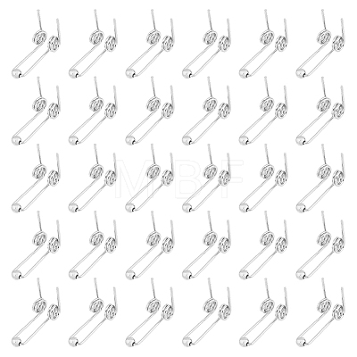 SUPERFINDINGS 30Pcs Canbon Steel Torsion Spring FIND-FH0008-71-1