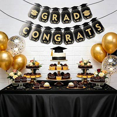 Congrats Grad Paper Hanging Banner TH-FZCC84D-01A-02-1