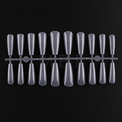 Solid Color Plastic Seamless Toe False Nail MRMJ-R106-TBL018-1