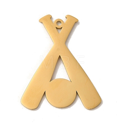 304 Stainless Steel Pendants FIND-Z025-02G-1