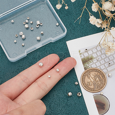 30Pcs 3 Style 925 Sterling Silver Spacer Beads STER-PH0001-28-1