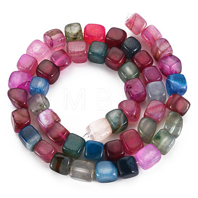 Natural Agate Beads Strands G-N326-99I-1