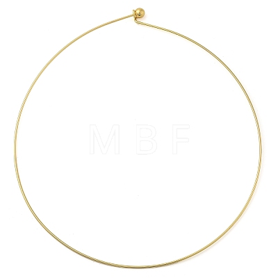 Brass Necklace Making NJEW-H081-G-1