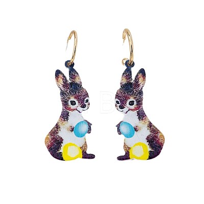 Easter Acrylic Dangle Earrings FS-WG815B0-01-1