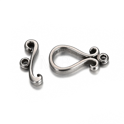304 Stainless Steel Toggle Clasps STAS-I157-01P-1