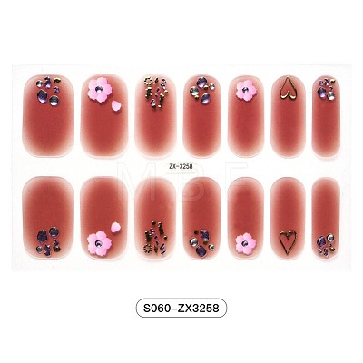 Full Cover Nombre Nail Stickers MRMJ-S060-ZX3258-1