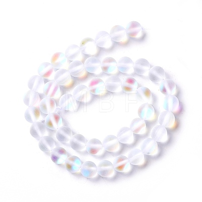 Synthetic Moonstone Beads Strands G-E573-01B-08-1